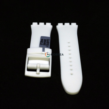 Каучуковий ремінець для годинника Swatch SUO білий RKS-009 - 8